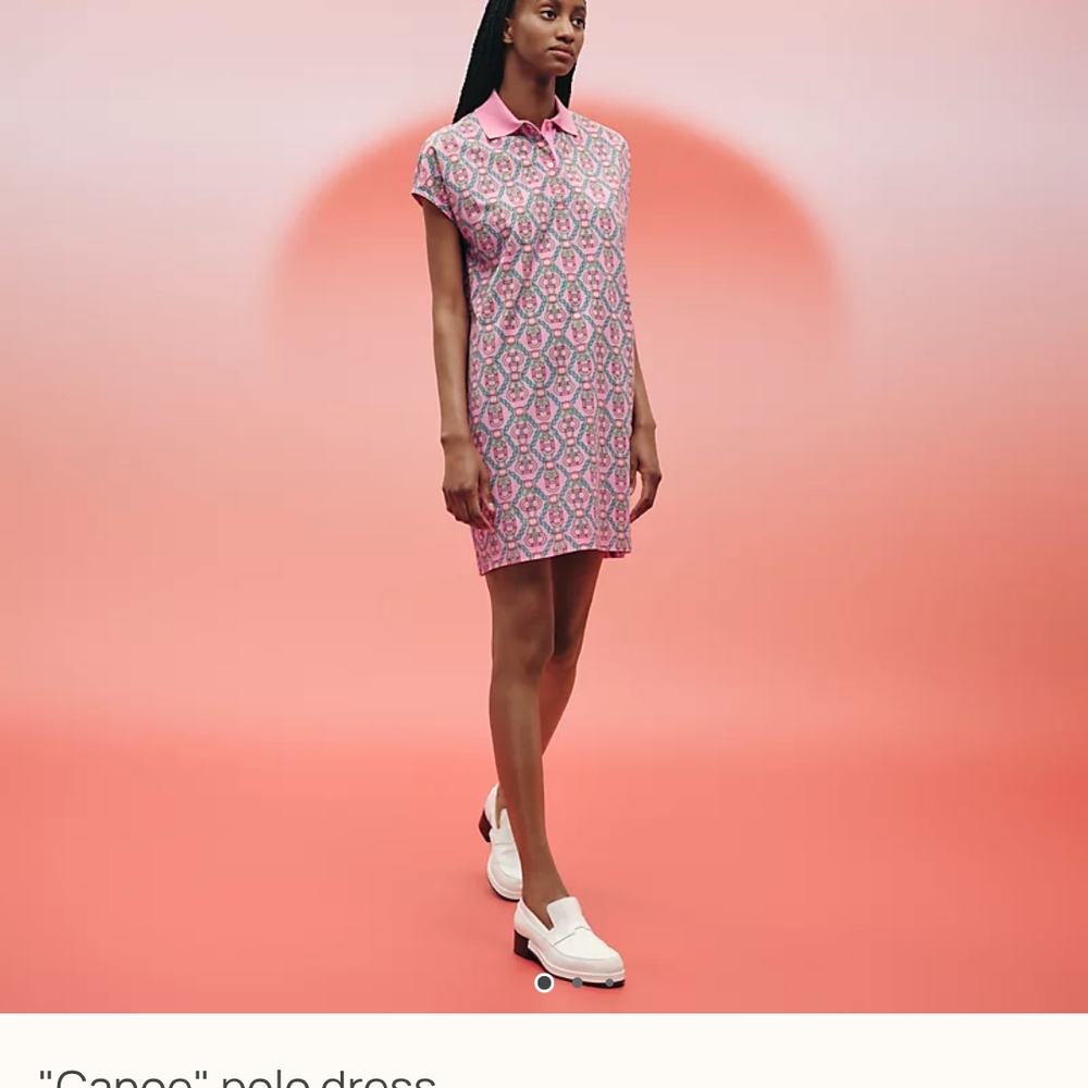 Hermes Canoe Polo Dress, Summer 2023